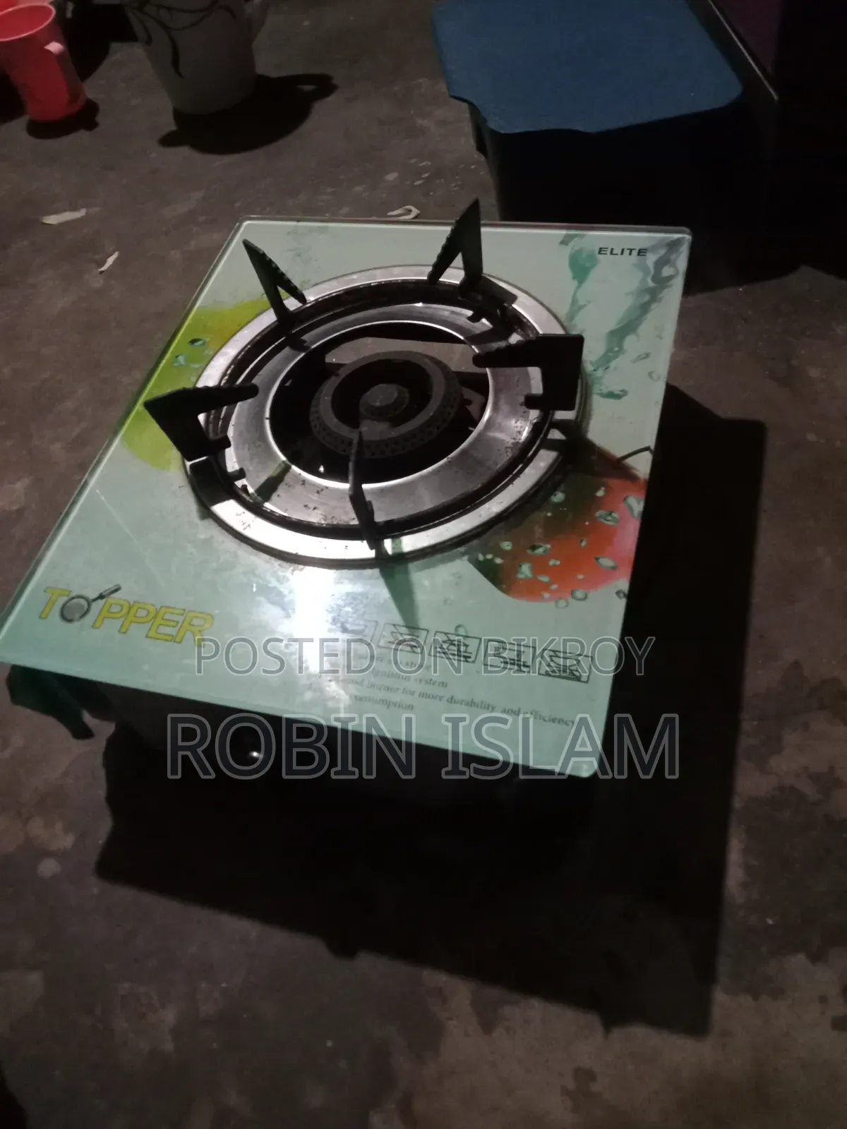 Topper Glass Top Stove