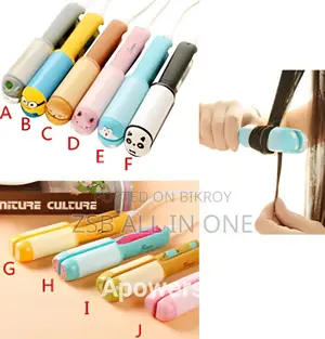 2 in 1 Mini Travel Hair Straightener and Curler