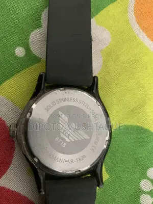 Emporio Armani Black Dial Men's Watch