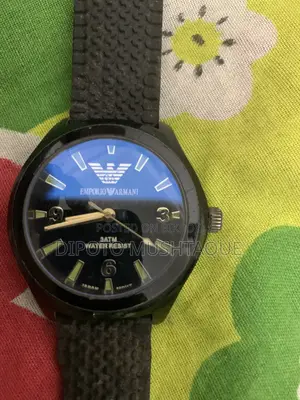 Emporio Armani Black Dial Men's Watch