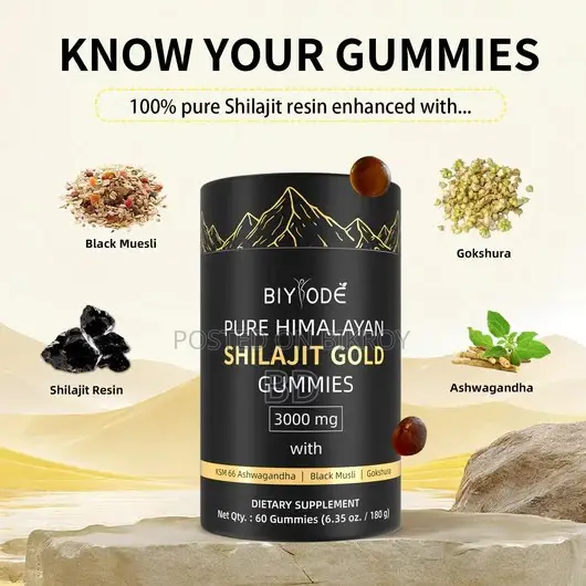 Shilajit Gummies: Pure Shilajit Himalayan
