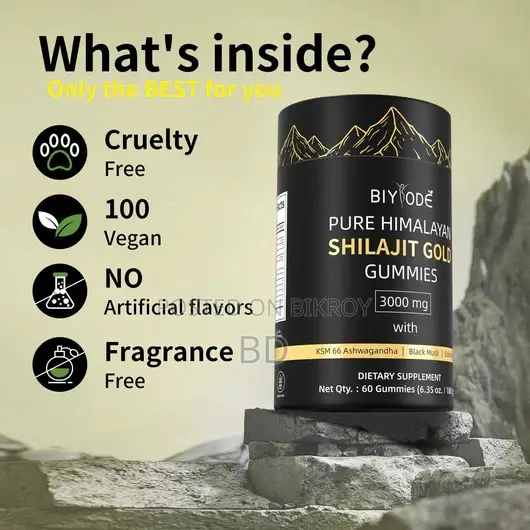 Shilajit Gummies: Pure Shilajit Himalayan