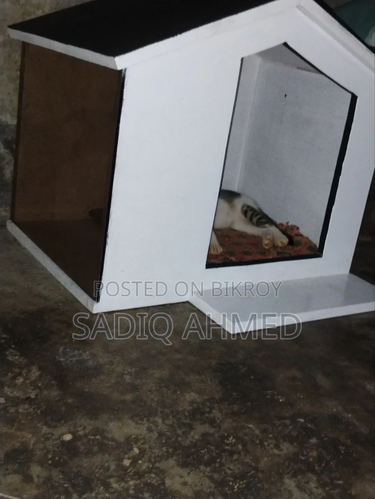 Wooden Cat House