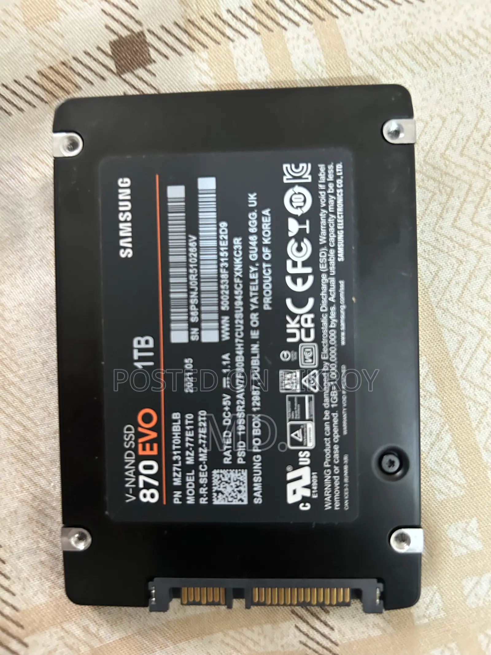 Samsung 870 EVO NAND SSD