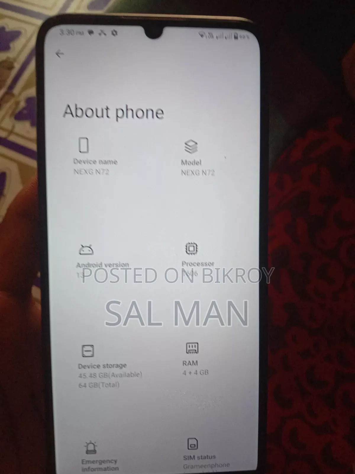Mobile Phone 64 GB Black