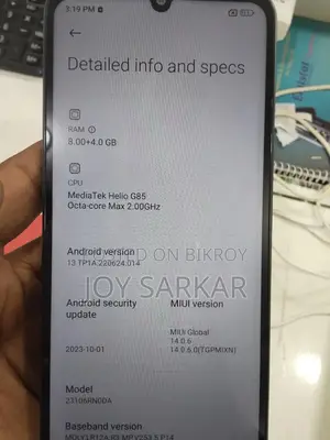 New Xiaomi Redmi 13C 256 GB Black