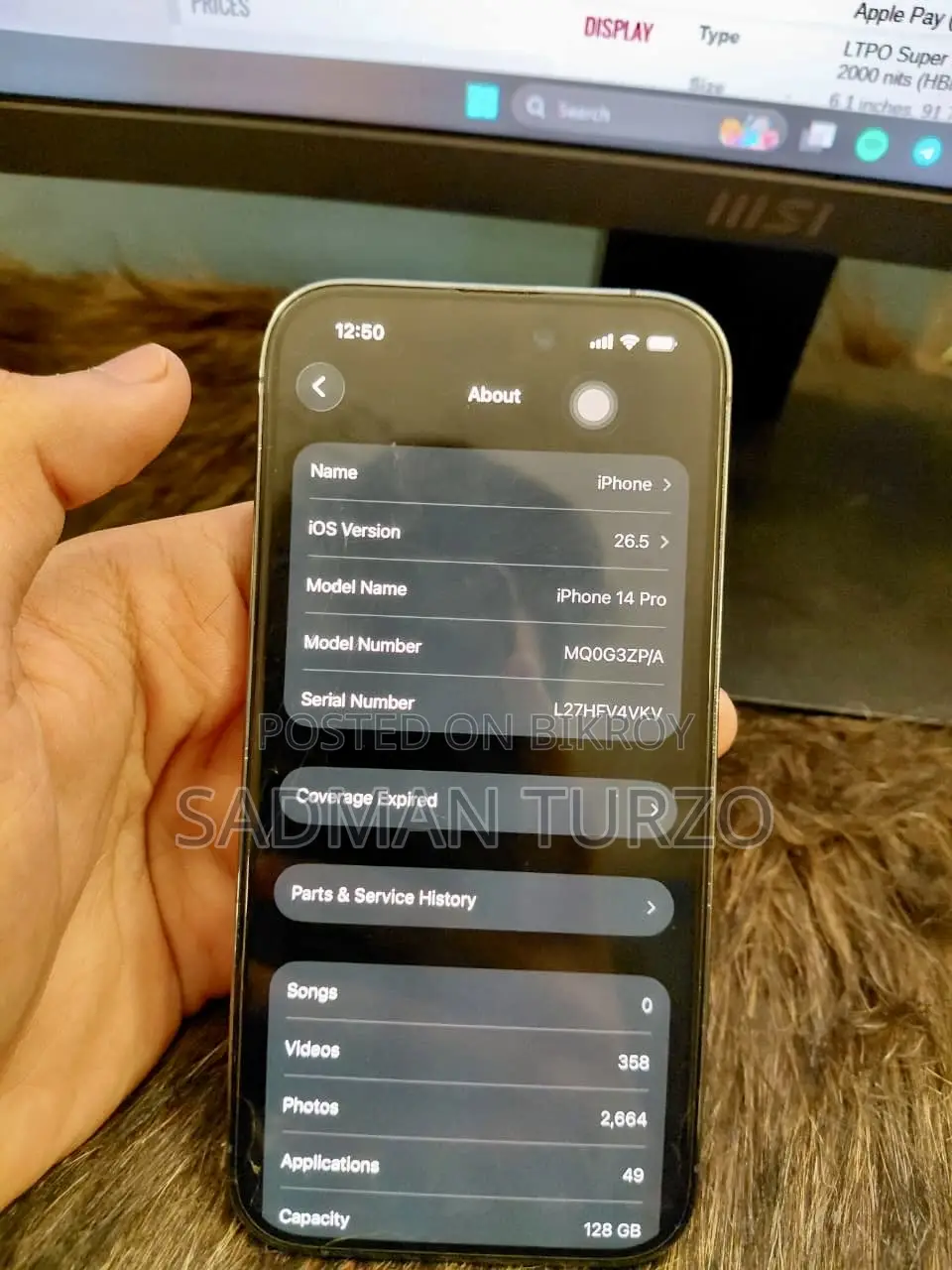 Apple iPhone 14 Pro 128 GB Purple