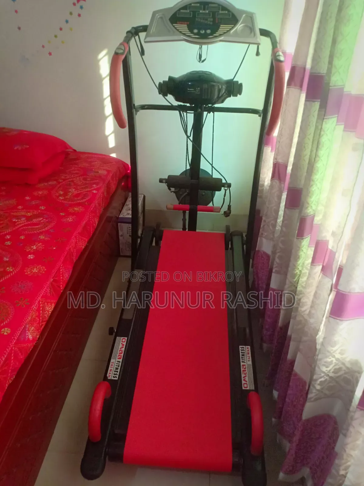 Personally Used Manual (5-in-1) Treadmill, 150kg Capacity