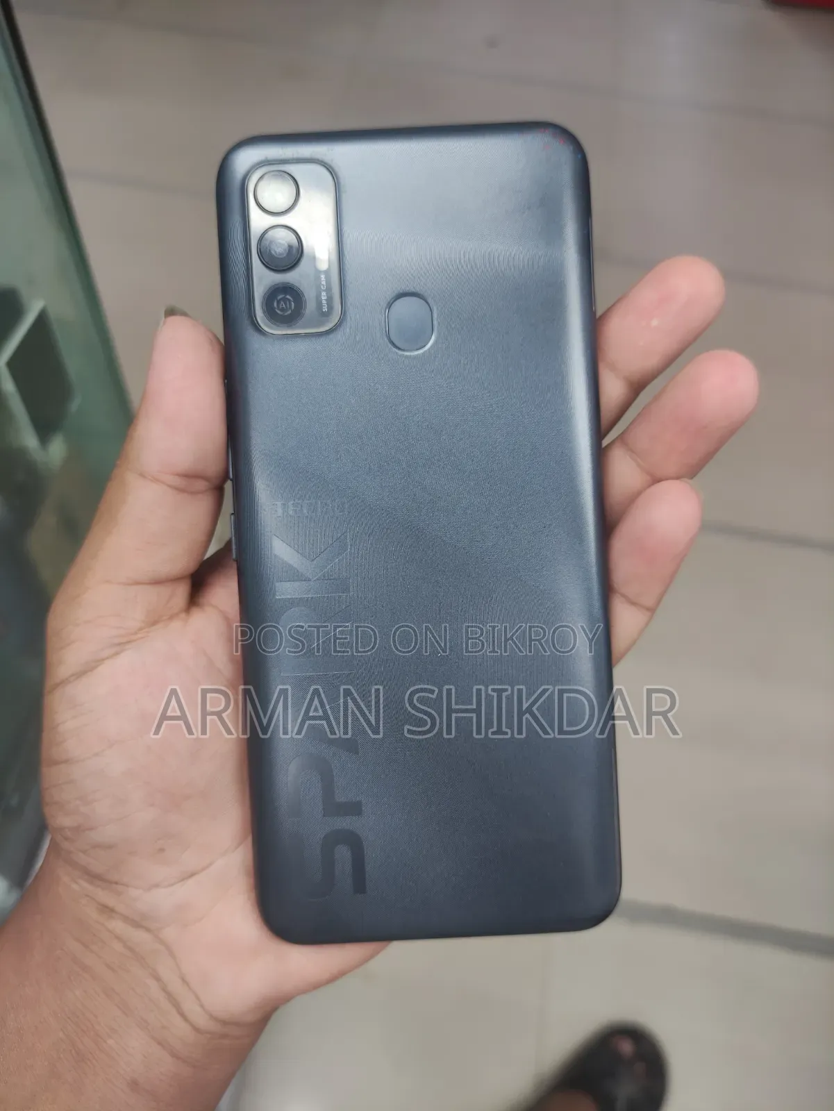 Tecno Spark 7 64 GB Black