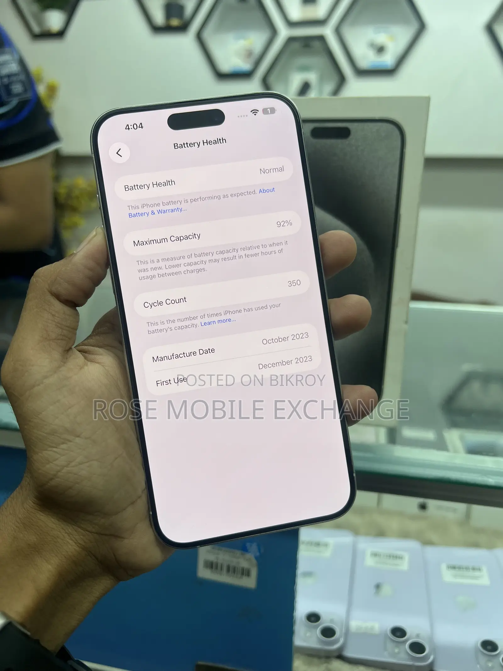 New Apple iPhone 15 Pro Max 256 GB White