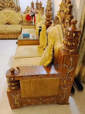 Premium Sofa With Tea Table Mehoguni Wood