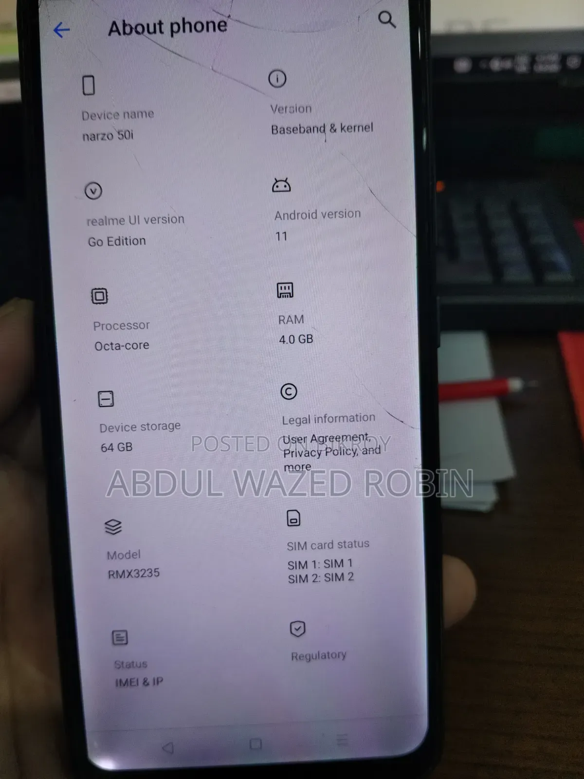 Realme Narzo 50 64 GB Black