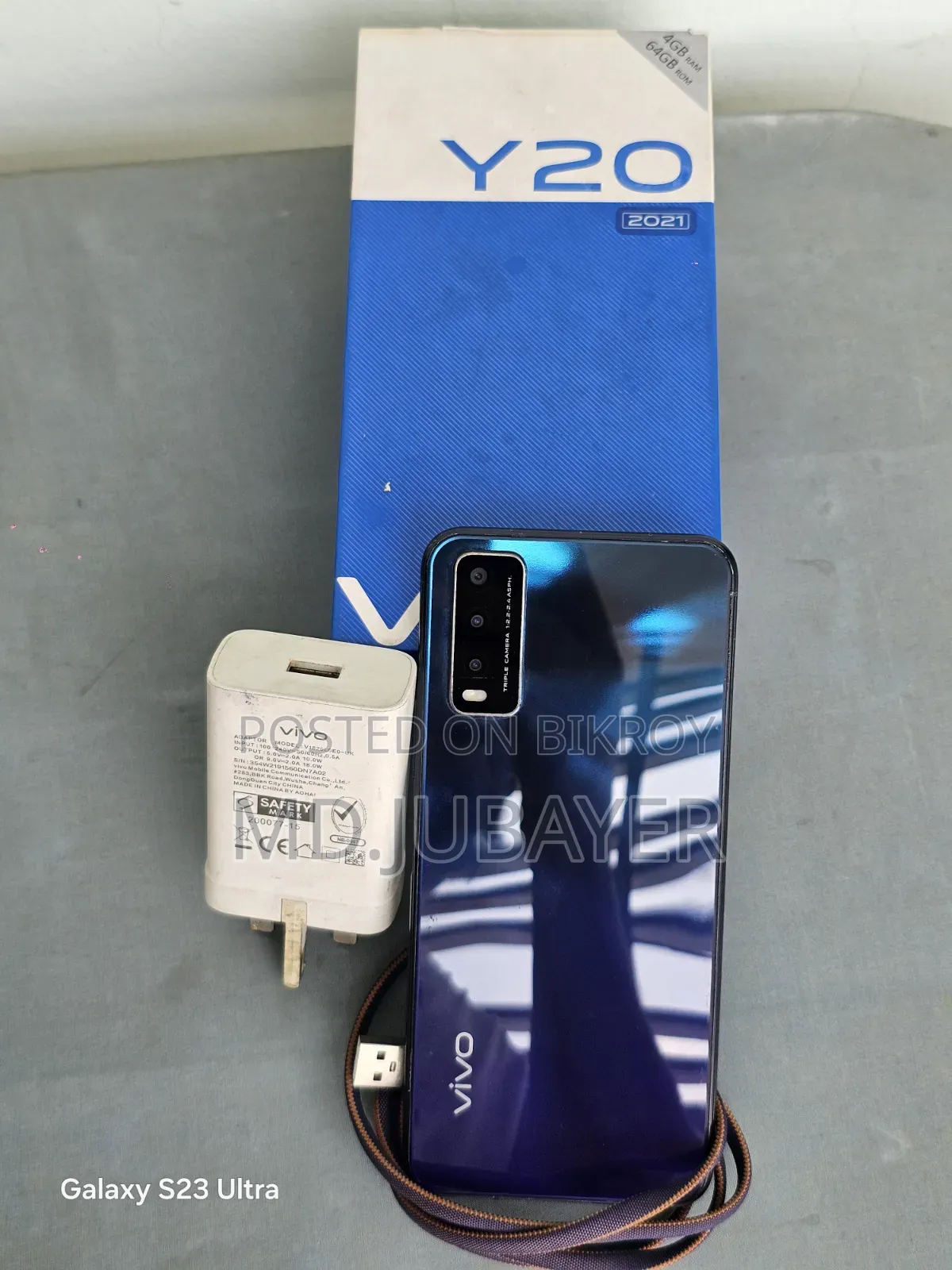 Vivo Y20 64 GB Blue