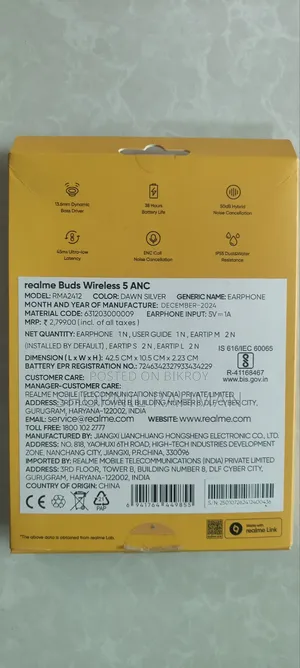 Realme Buds Wireless 5 Anc