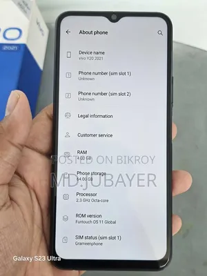 Vivo Y20 64 GB Blue