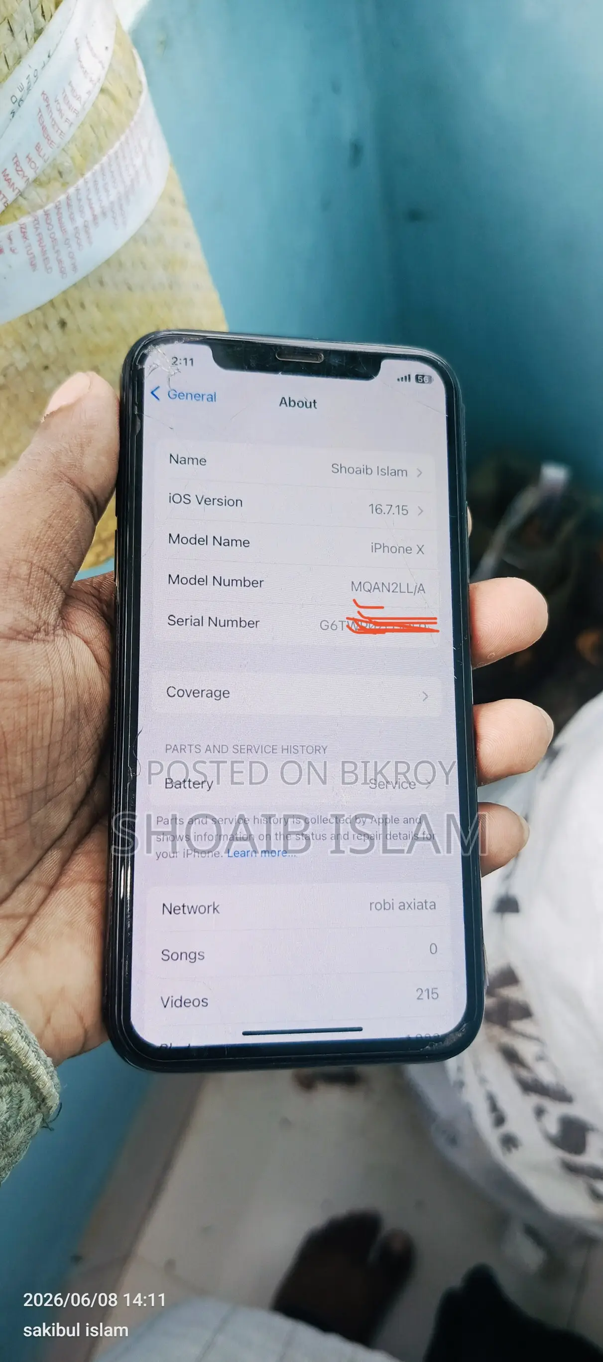 Apple iPhone X 256 GB Black