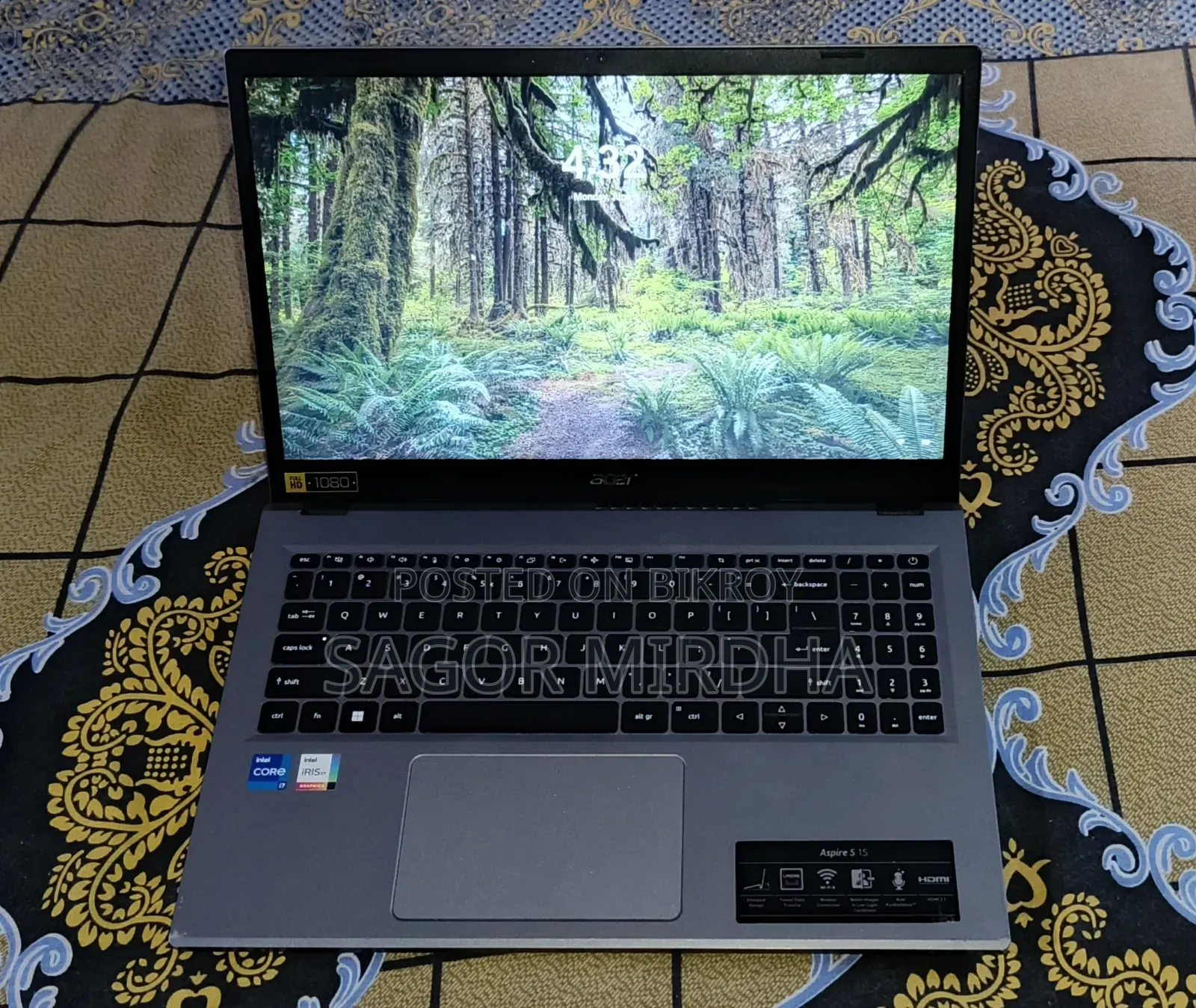 Laptop Acer Aspire 5 8GB Intel Core i7 SSD 512GB