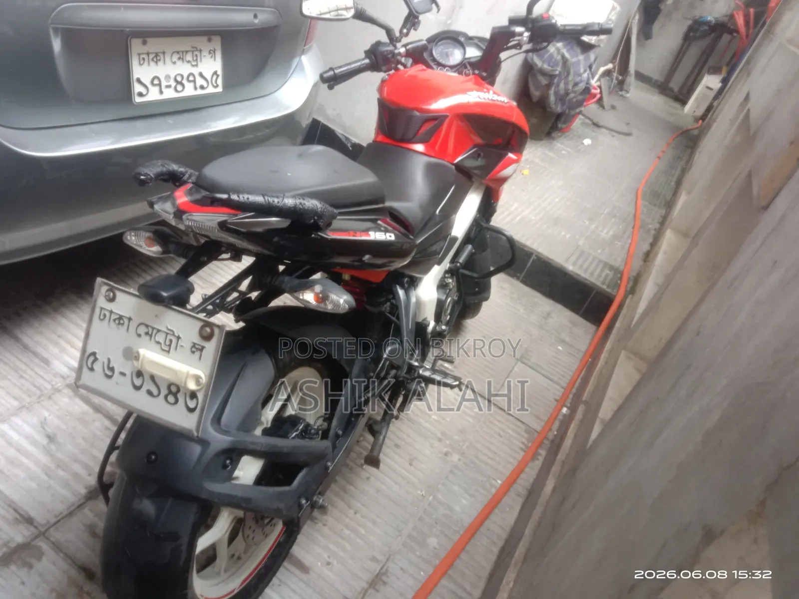 Bajaj Pulsar NS 160 2021 Red