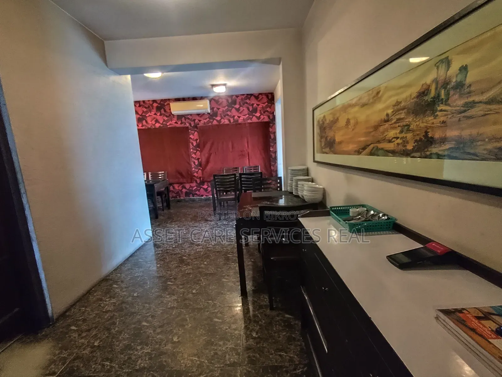 ২৮৫০ বর্গফুট ফার্নিশড রেস্টুরেন্ট কমার্শিয়াল স্পেস ভাড়া বনানী রোড-১১