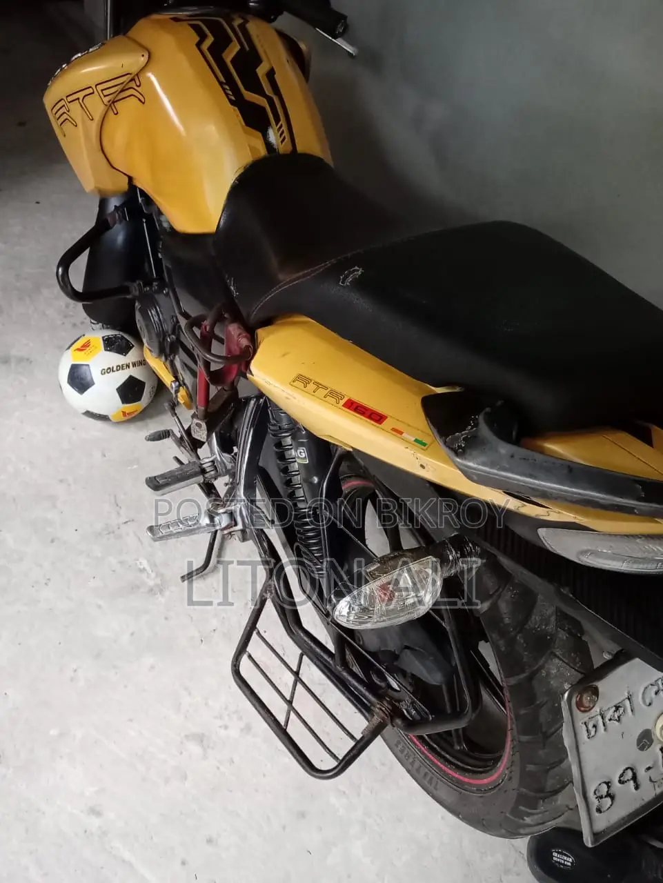 TVS Apache RTR 160 2V 2020 Yellow