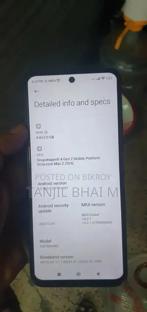 Xiaomi Redmi Note 12R 128 GB Black