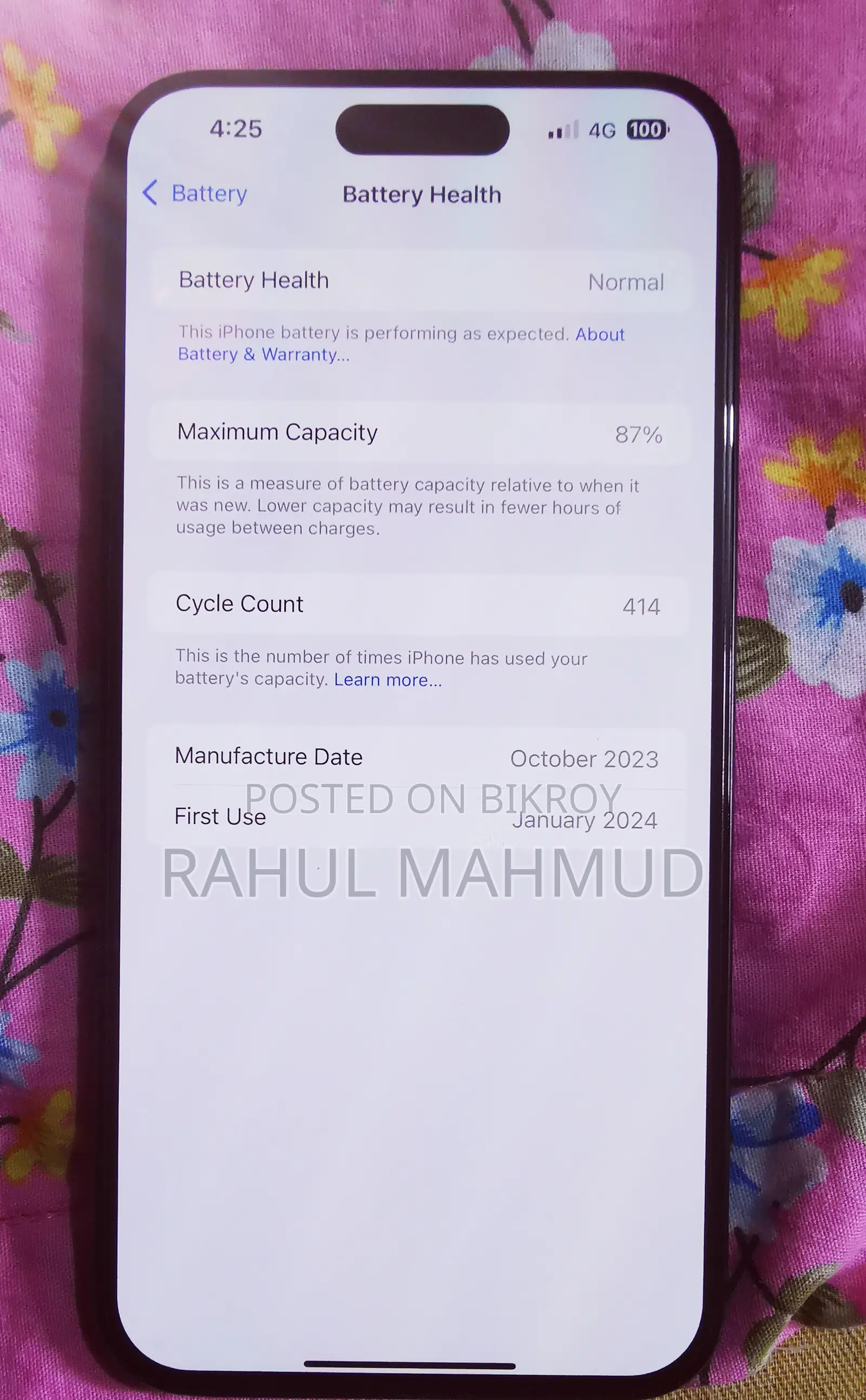 Apple iPhone 15 Pro Max 256 GB Blue