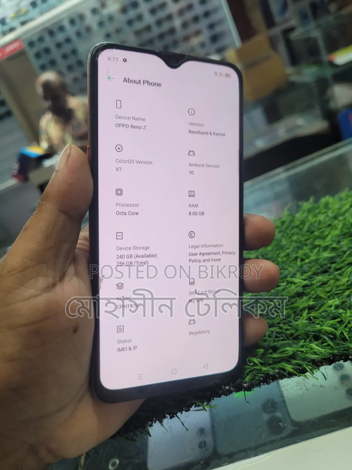Oppo Reno 2 256 GB Rose Gold
