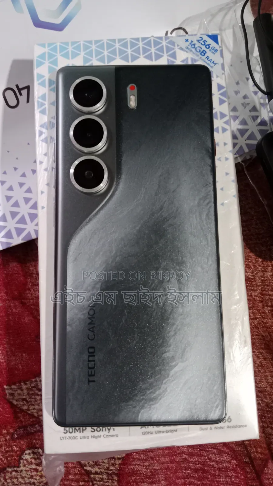 New Tecno Camon 40 256 GB Black