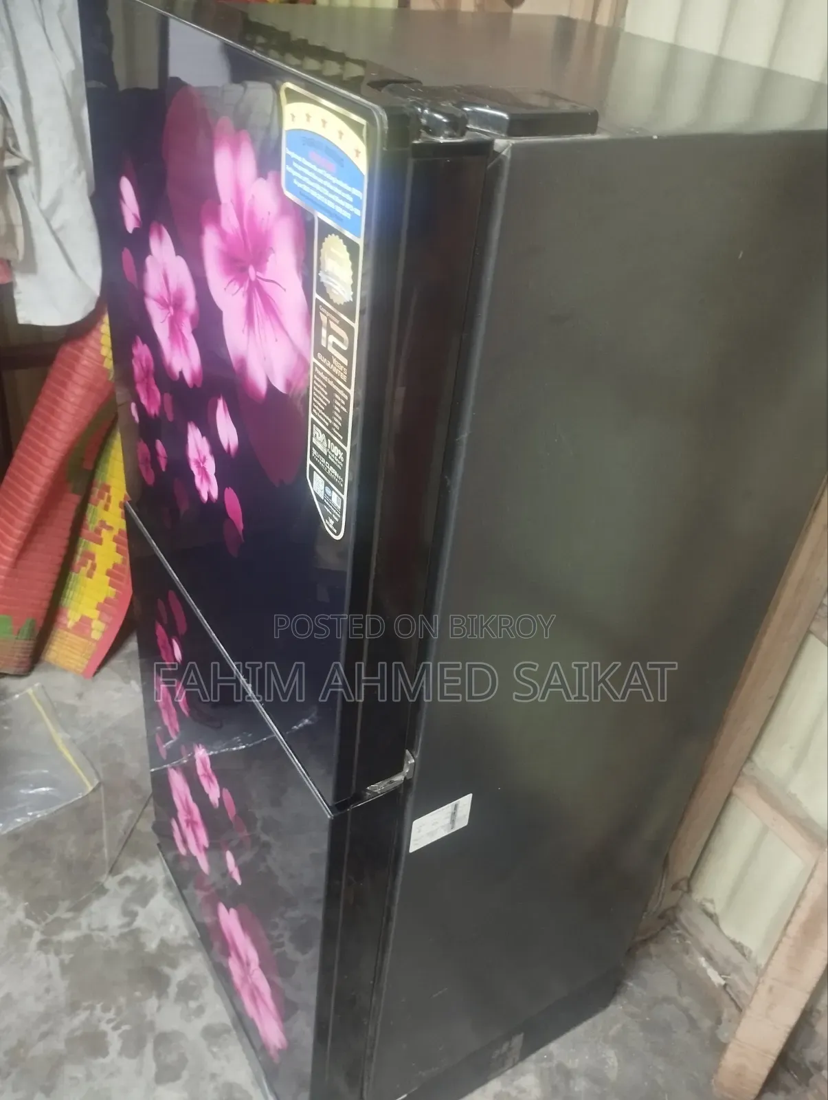 ওয়ালটন রেফ্রিজারেটর। মডেল: Wfd-1b6-gdel-xx