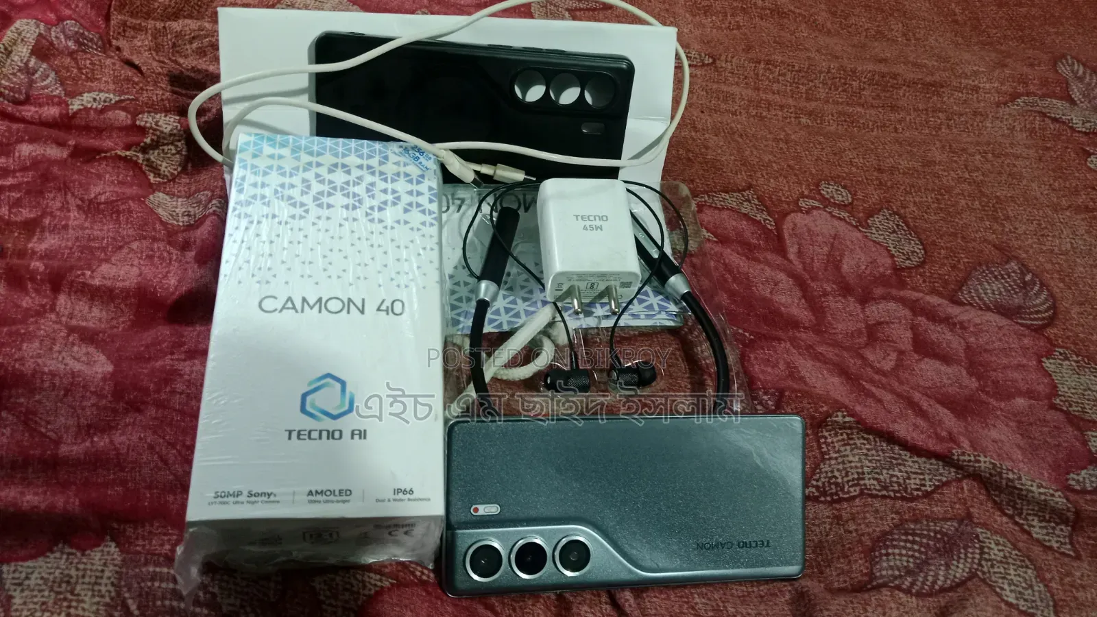 New Tecno Camon 40 256 GB Black