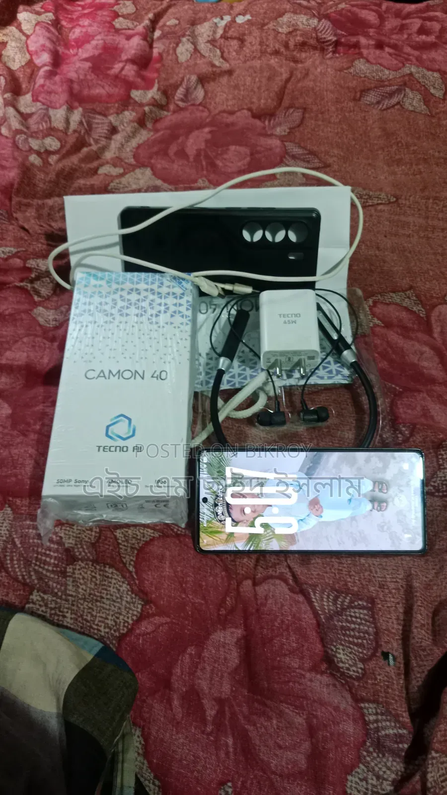New Tecno Camon 40 256 GB Black