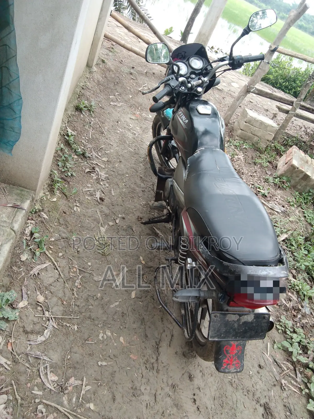 বাজাজ প্লাটিনা ১১০ ২০১৬ ব্ল্যাক