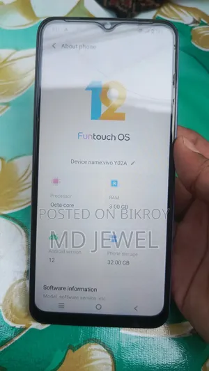 ভিভো ওয়াই০২এ ৩২ জিবি পার্পল