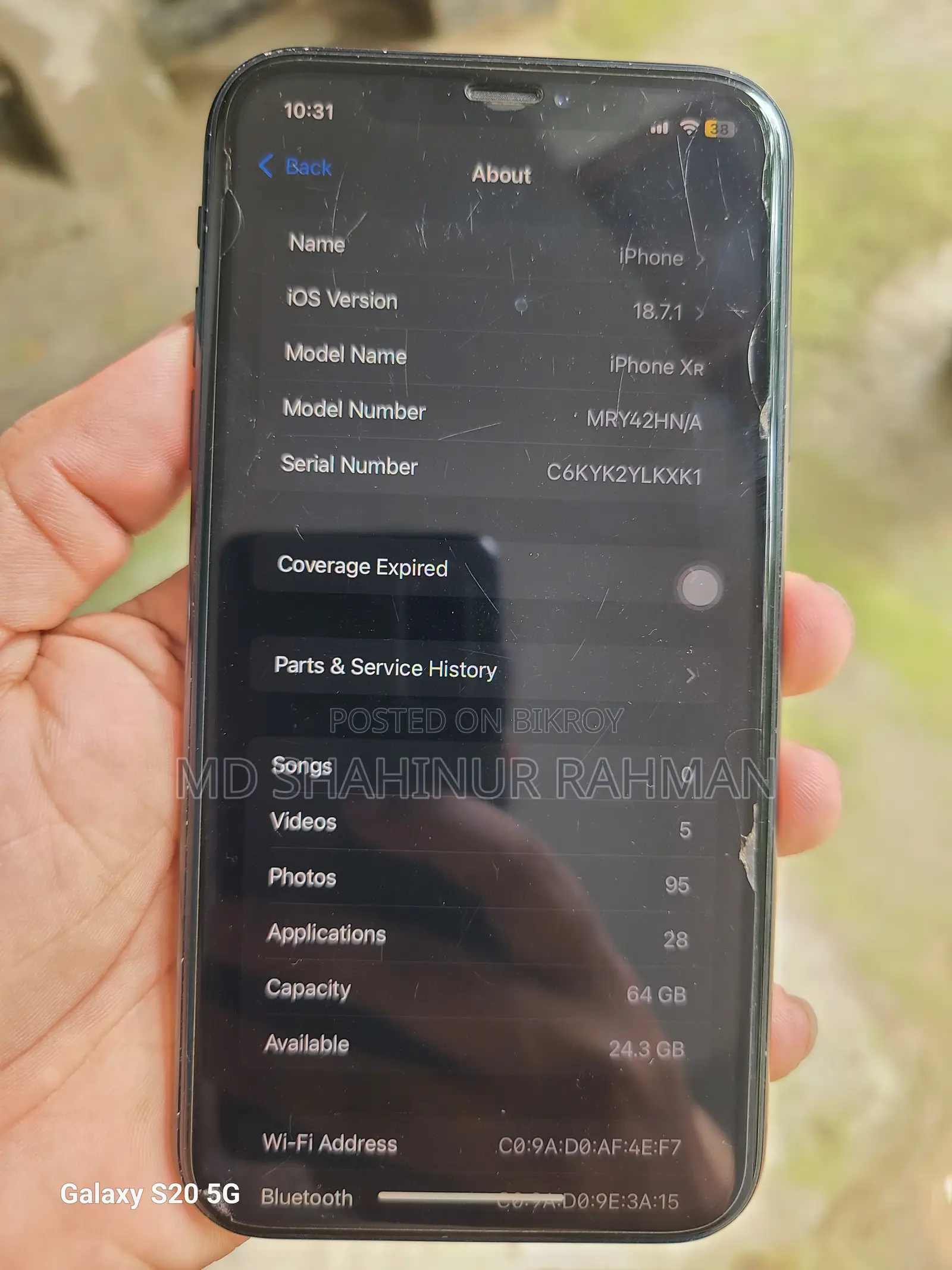 Apple iPhone XR 64 GB Black