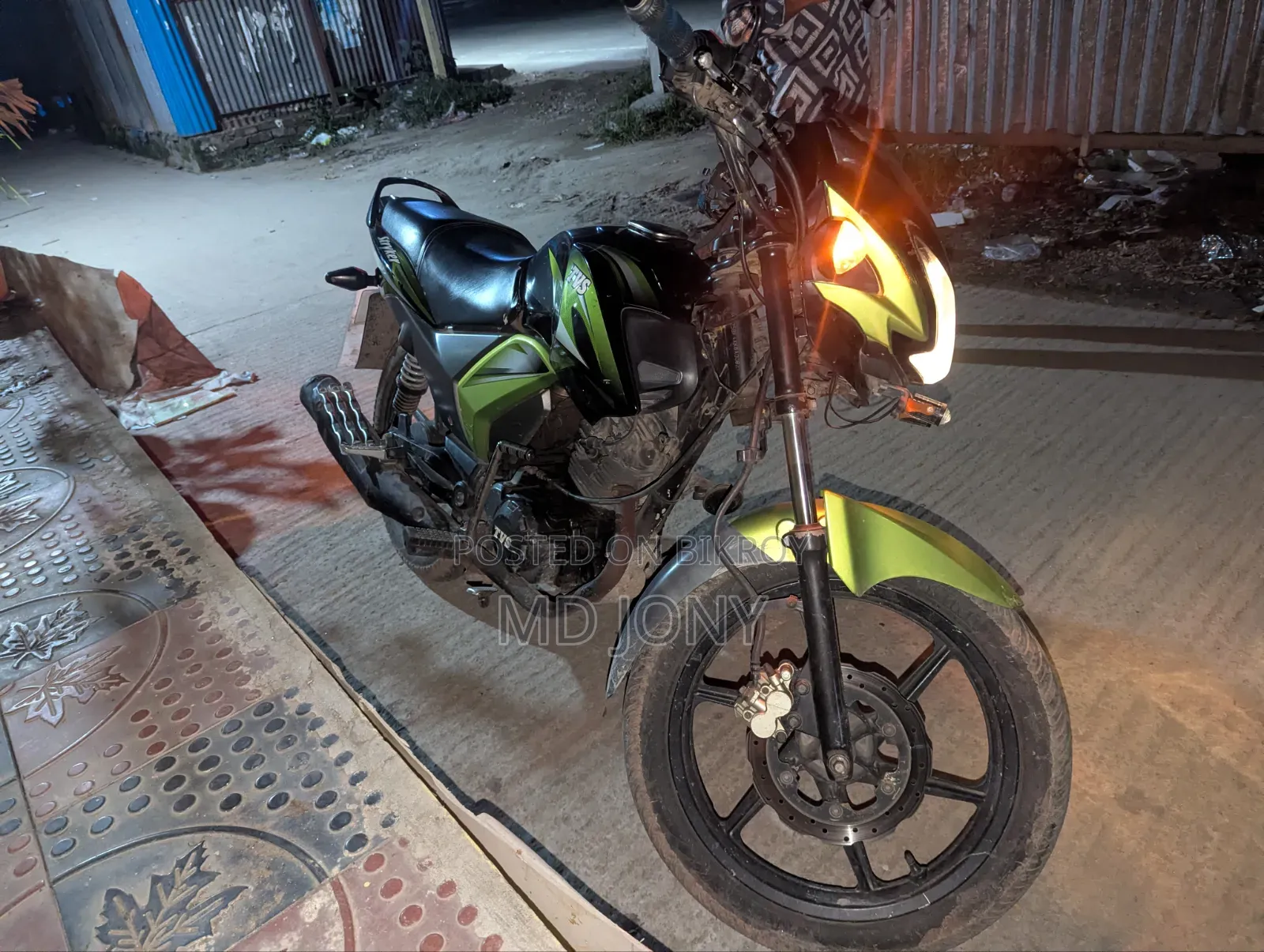 টিভিএস স্ট্রাইকার ১২৫ ২০২১ সবুজ