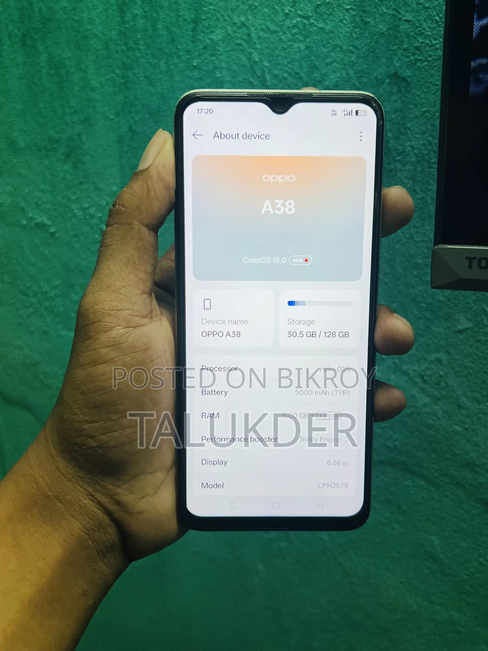 Oppo A38 128 GB Green