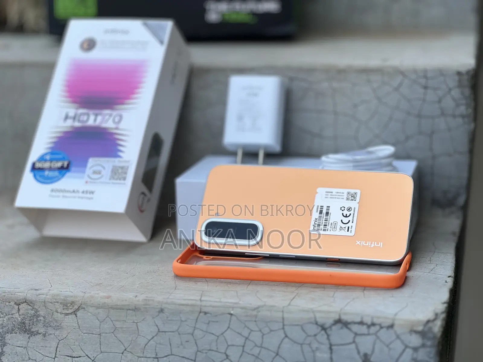 New Infinix Hot 70 128 GB Orange
