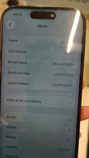 Apple iPhone 15 Pro 128 GB Black