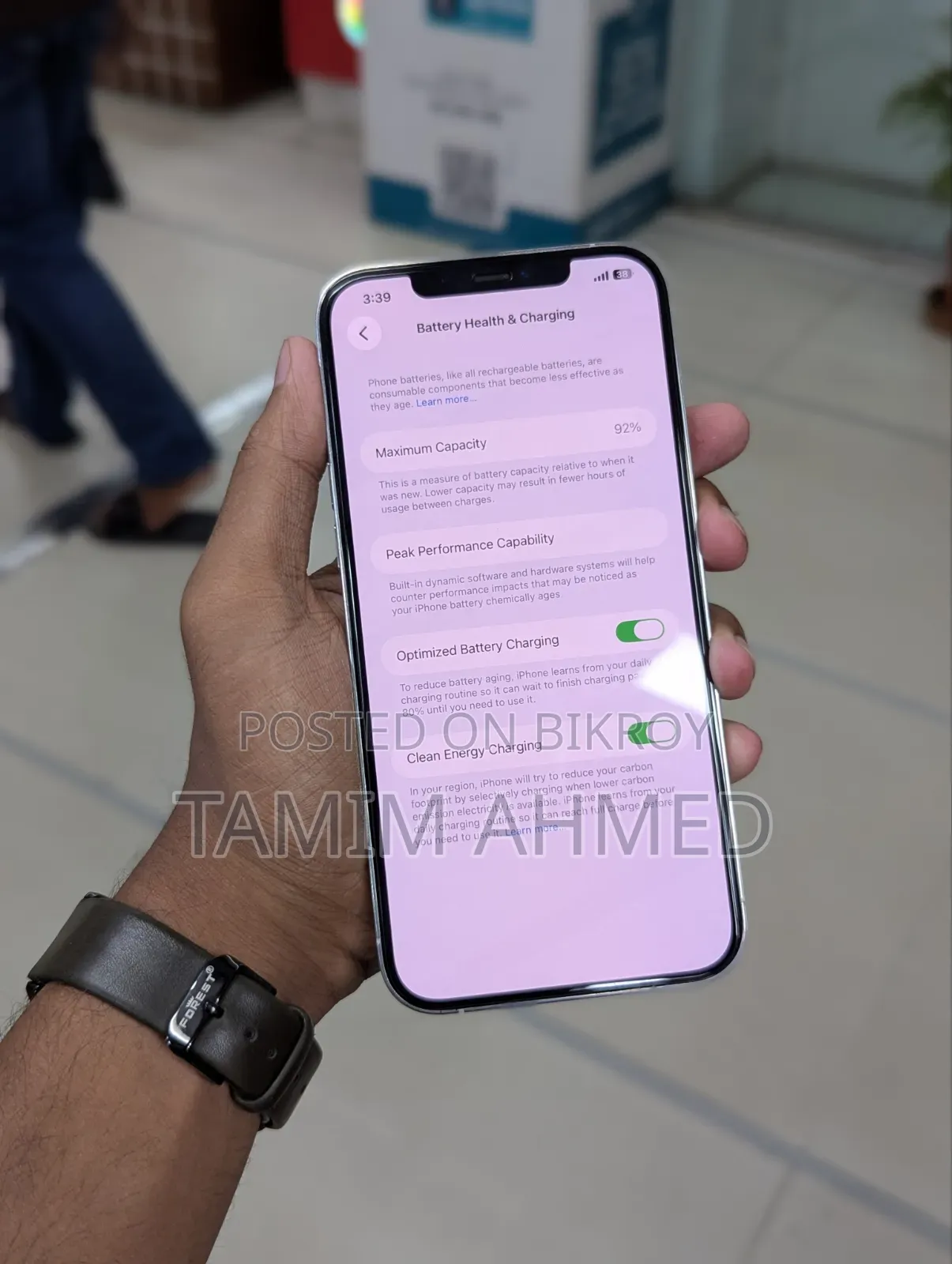 অ্যাপল আইফোন ১২ প্রো ম্যাক্স ১২৮ জিবি সাদা