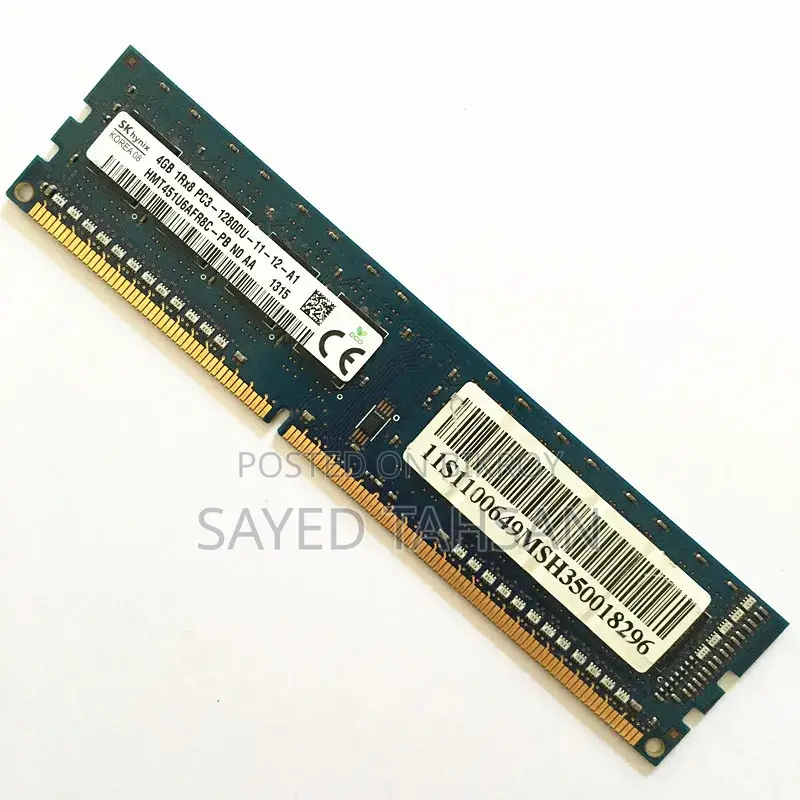 Sk Hynix - Ram - 4gb - Ddr3 - 1600mhz