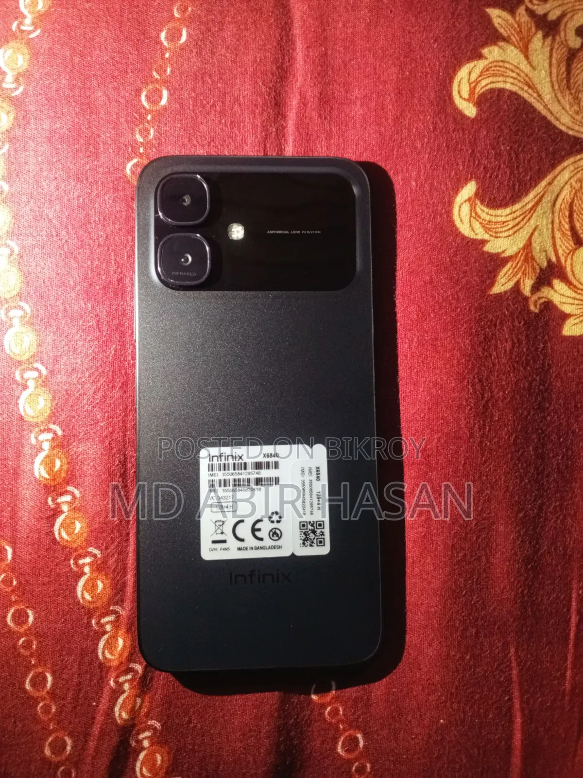 New Infinix Smart 20 128 GB Black
