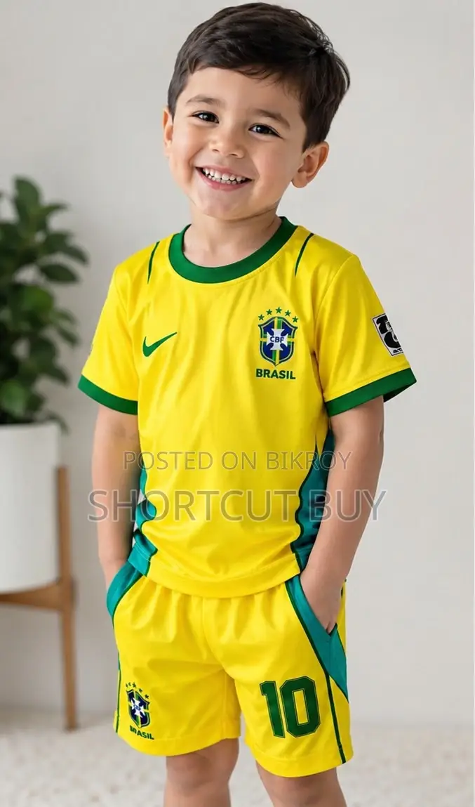 Baby World Cup Jersey ২ থেকে ১২ বছর ছেলে এবং মেয়েদের বাচ্চার জার্সি