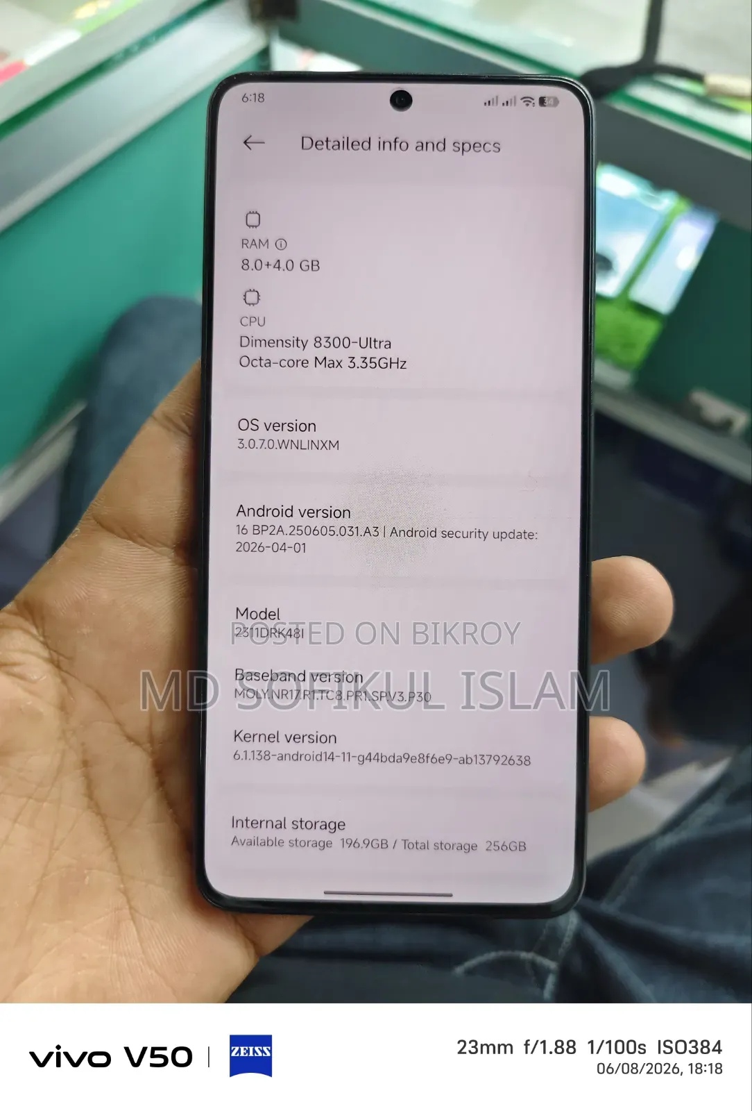 Xiaomi Poco X6 Pro 256 GB Yellow