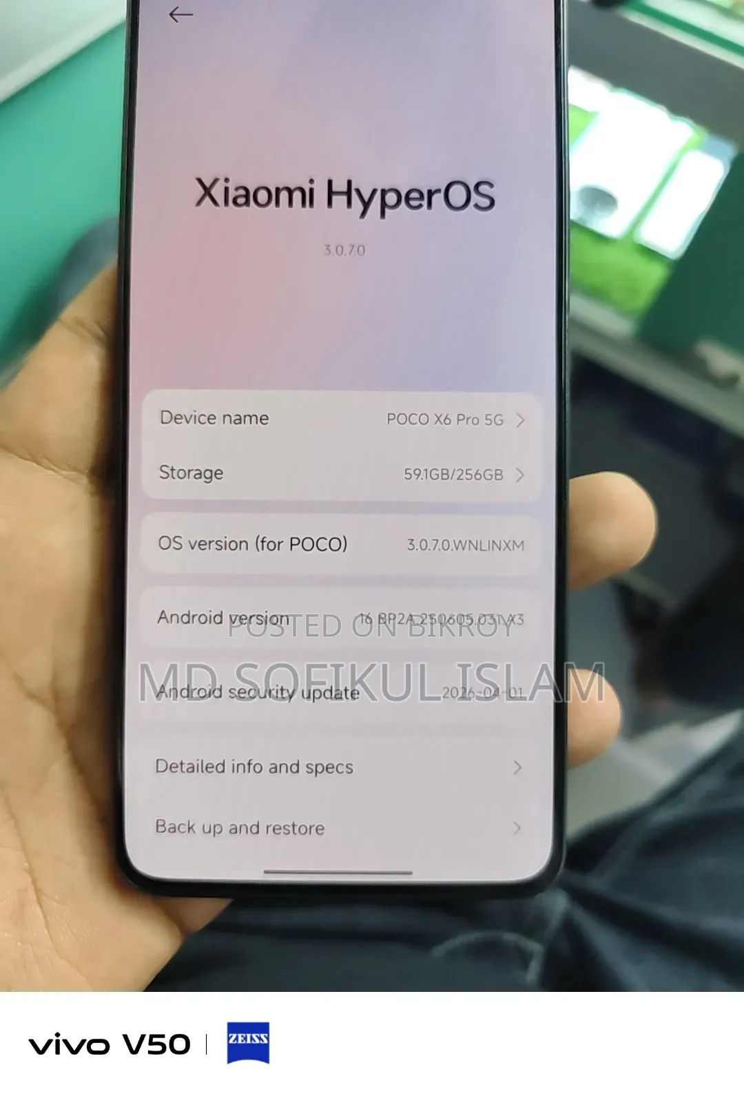 Xiaomi Poco X6 Pro 256 GB Yellow