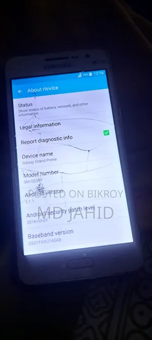Samsung Galaxy Grand Prime 8 GB Gold