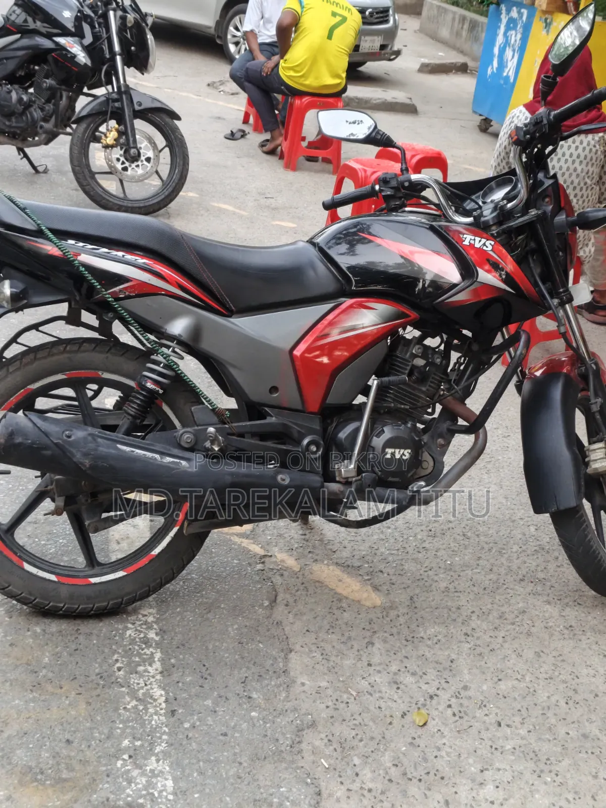 TVS Stryker 125 2019 Red