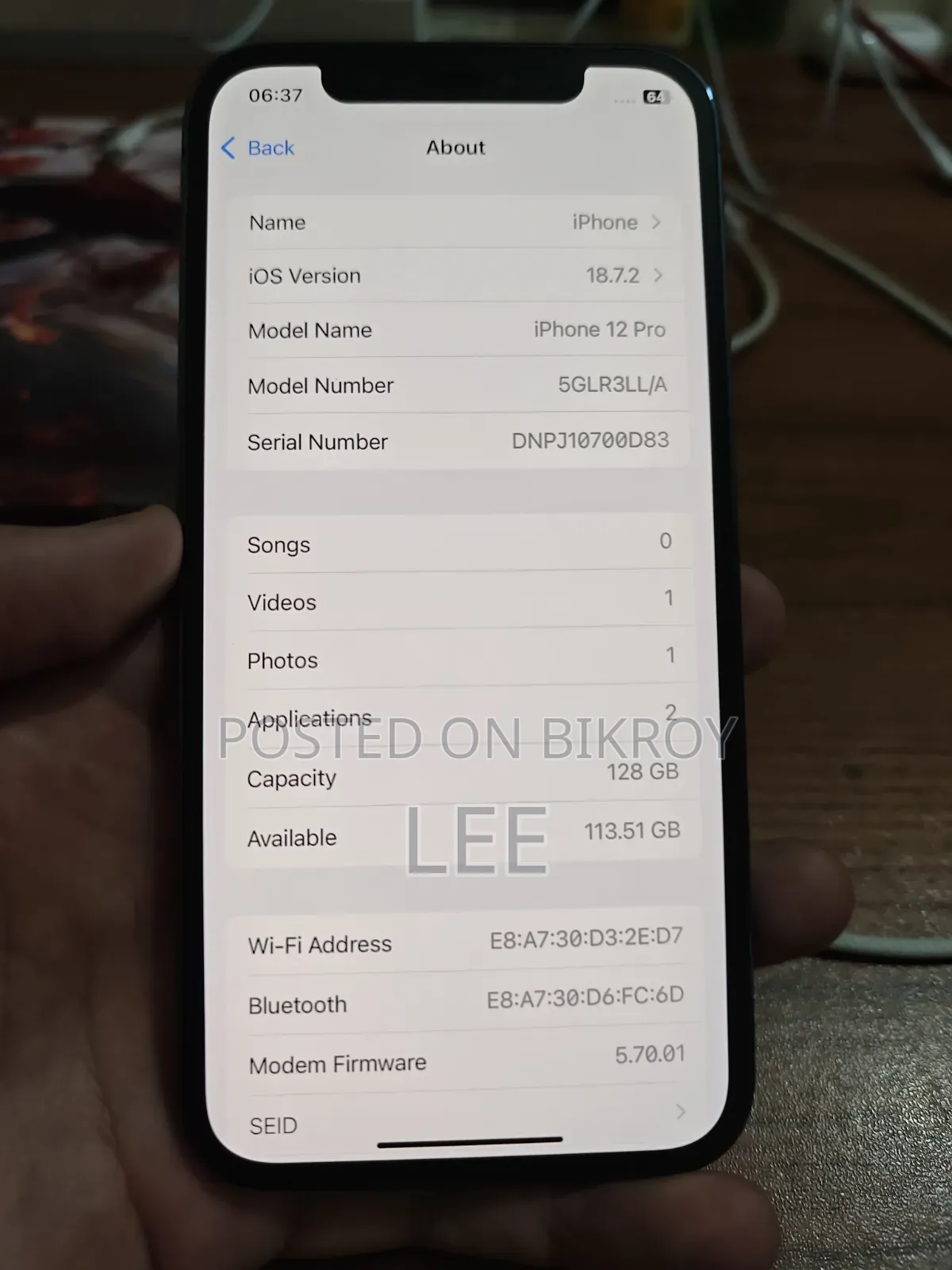 Apple iPhone 12 Pro 128 GB Blue