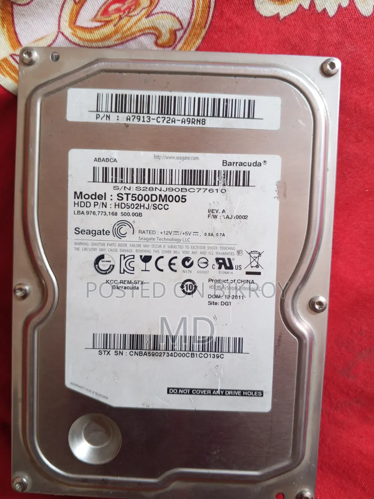 Hard drive for sale, need money urgently