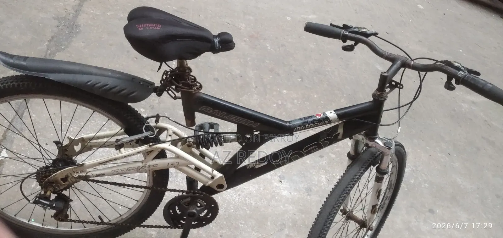 A functional bicycle for sale.