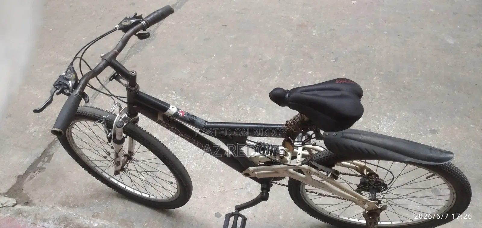A functional bicycle for sale.